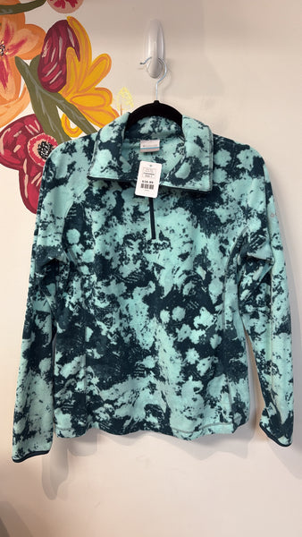 Columbia Green Fleece Pullover, L