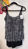 Longitude Black One Piece Swimsuit, 16