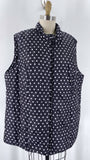 Woman Within Black Polka Dot Vest, 2X