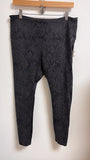 Lysse Black Snake Print 28" Inseam Leggings, XL