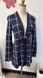 Charter Club Blue Cardigan, M
