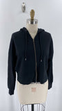 Universal Thread Black Zip Front Hoodie Cardigan, M