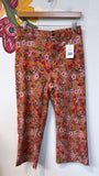 Alyson Parker Floral 24" Inseam Jeans, 10