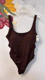 New Aerie Brown One Piece Swimsuit, M