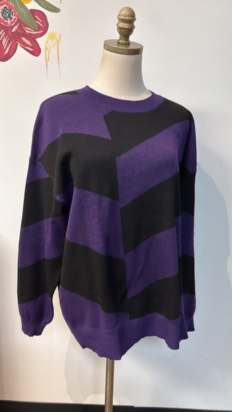 New Liz Claiborne Purple Sweater, XL