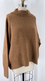 Cable Stitch Brown Oversized Sweater, M