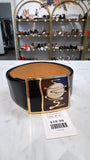 Vintage De Passille Sylvestre Black Leather Belt, 28"-32"