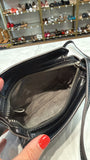 Liebeskind Berlin Black Leather Crossbody Bag, 6.5"x5"