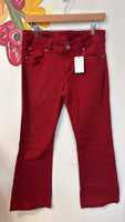 Kut from the Kloth Red Maggy Flare Jeans, 6