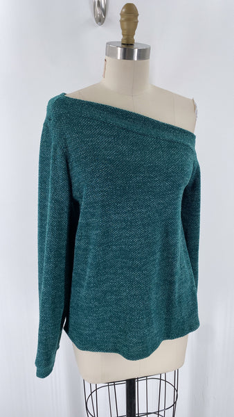 New Stitch Fix Kaileigh Green Off Shoulder Top, M