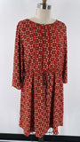 Dana Buchman Red Dress, XL