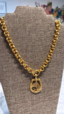 Susan Shaw Gold Horse Necklace, 16"-18"