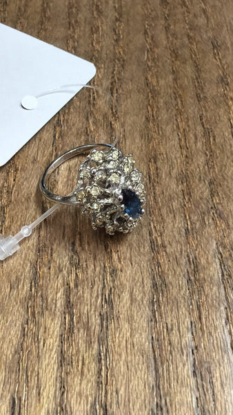 18K Plated Silver Ring, 7