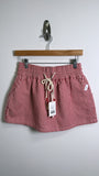 New Mustard Seed Red Stripe Skirted Front Shorts, S