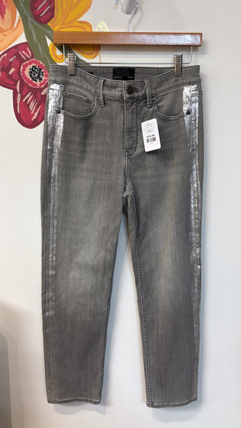 White House Black Market High Rise Straight Jeans, 6