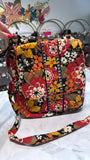 Vera Bradley Bittersweet Crossbody Bag, 12"x10"