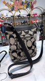 Coach 13079 Black Crossbody Bag, 10"x10"