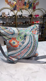 Vera Bradley Citrus Paisley Crossbody Bag, 12"x13"