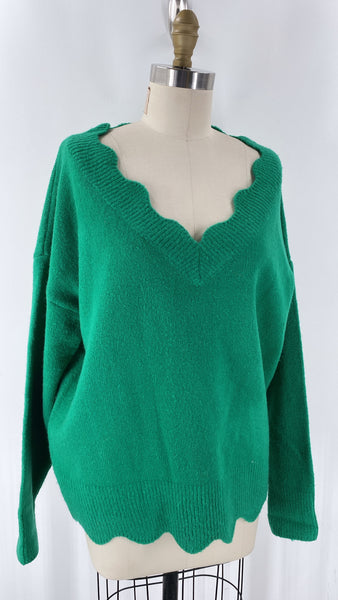 ee:some Green Sweater, M/L