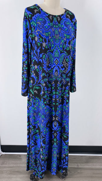 Chico's Black Print Dress, L