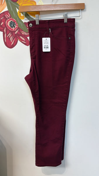 St. John's Bay Straight Leg Jeans, 16 Petite