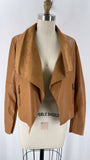 Bagatelle Brown Faux Leather Jacket, S