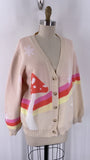 Miss Sparkling Mushroom Cardigan, XL