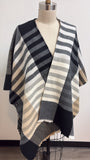 New Retail $139 Echo Black Plaid Sweater, One Size