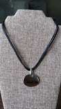 Silver/Black Necklace