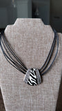 Chico's Black/Silver Necklace