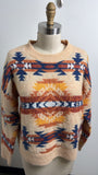Lucky Brand Print Sweater, L