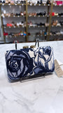 New Talbots Blue Clutch/Crossbody Bag, 6"x3.5"