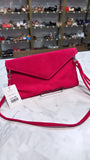 Loni Pink Clutch/Wristlet/Shoulder Bag, 10.5"x6"