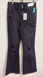 New Maurices Black High Rise Flare 31" Inseam Jeans, 2