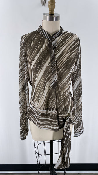 New W by Worth Sheer Top, 12