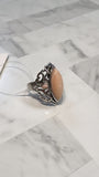 JTV Sterling Silver Pink Conch Shell Ring, 11