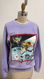 Anthropologie Purple Monte Carlo Sweatshirt, XS