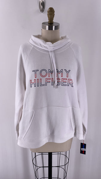 New Tommy Hilfiger White Sweatshirt, 1X