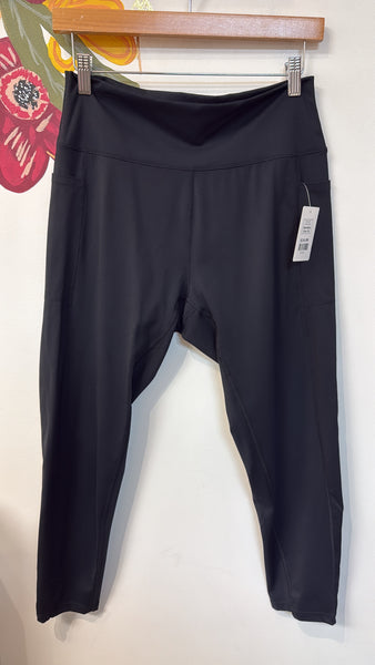 Danskin Black Pocket Leggings, XL
