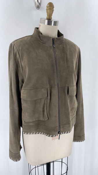 Worth New York Genuine Leather Jacket, L