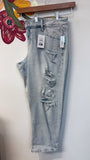New Edgely 25" Relaxed Boyfriend Crop Jeans, 16W