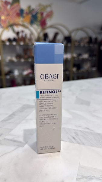 New Obagi Retinol 0.5 Retexturizing Cream, 1oz