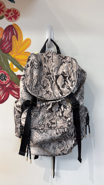 Snake Print Backpack