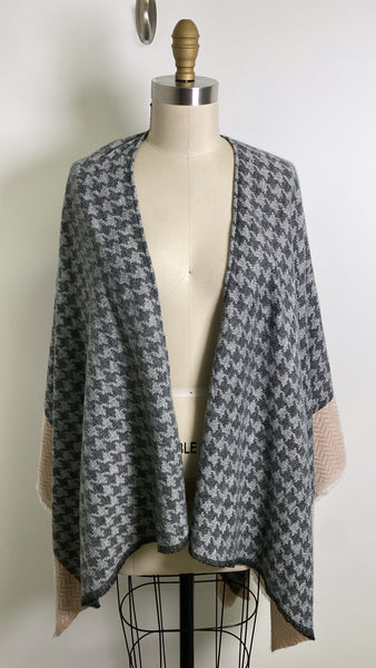 New Mixit Houndstooth Cardigan, One Size