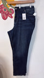 New M Jeans High Rise Curvy 33" Inseam Jeans, 22W Long