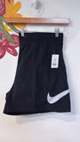 New Nike Black Loose Fit High Rise Shorts, XXL