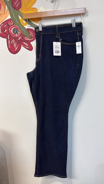 New Old Navy Mid Rise Wow Bootcut Jeans, 18 Petite