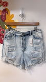 Flying Monkey Denim Shorts, 33 (16)