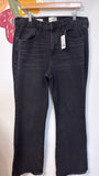Universal Thread Black High Rise Flare 35" Inseam Jeans, 14 Long