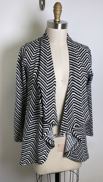 Skies Are Blue Black Cardigan, XS